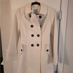 Old Navy Women's Cream Trench Coat